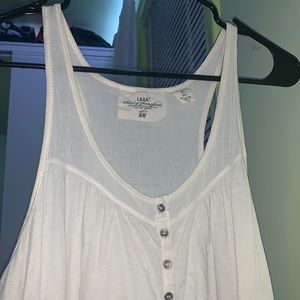 H&M White Tank Large